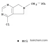Molecular Structure of 1190927-80-0 (6-Benzyl-4-chloro-4,5,6,7-tetrahydro-3H-pyrrolo[3,4-d]pyrimidine hydrochloride)